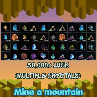 50k% Luck multiple - mine a mountain