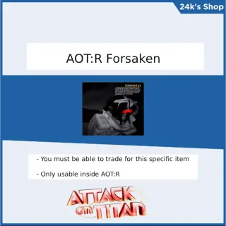 Attack on Titan Revolution| 1x Forsaken Skin