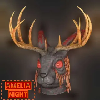 GLOWING JACKALOPE MASK