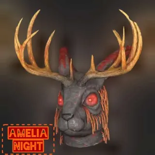 GLOWING JACKALOPE MASK