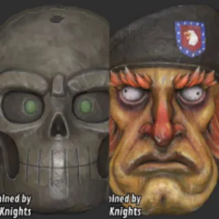 BONE HEAD CAPTAIN MASK X2