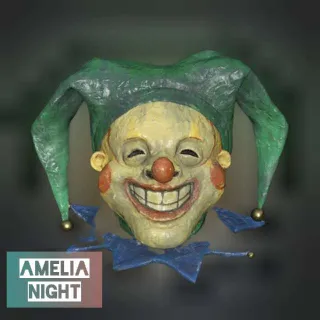 GLOWING JESTER MASK