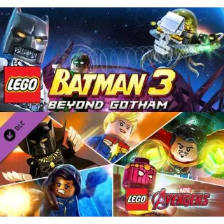 LEGO Batman 3: Beyond Gotham Premium Edition + LEGO: Marvel's Avengers - Season Pass [DLC]