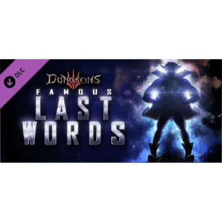 Dungeons 3 - Famous Last Words [DLC]