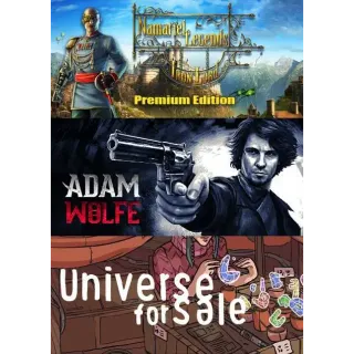 3 Games Bundle: Namariel Legends: Iron Lord + Adam Wolfe + Universe for Sale