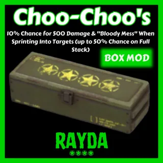 1 X CHOO-CHOO'S BOX MOD ****