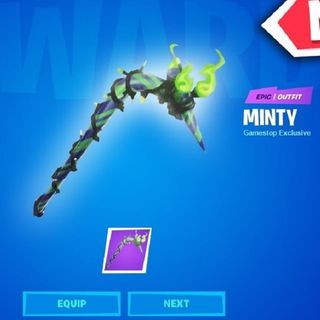 Code Fortnite Merry Mint Axe In Game Items Gameflip