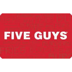 $10.00 USD Five Guys E Gift Card