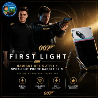 007 First Light–Radiant Ops outfit & Spotlight phone skin -GLOBAL🌎ALL PLATFORMS