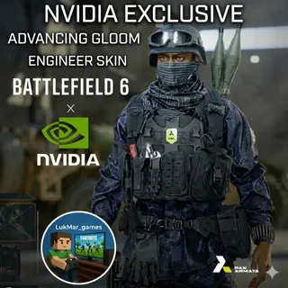 Battlefield 6 - Advancing Gloom soldier skin NVIDIA GLOBAL CODE