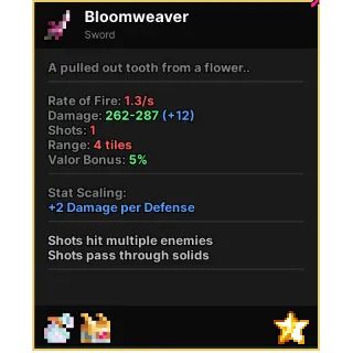BLOOMWEAVER PIXEL QUEST LEGENDARY