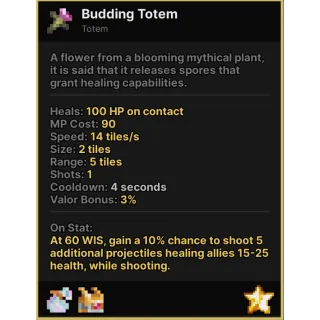 BUDDING TOTEM PIXEL QUEST LEGENDARY
