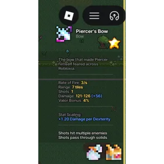 PIECERS BOW PIXEL QUEST LEGENDARY