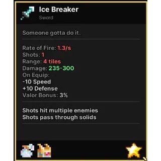 ICE BREAKER PIXEL QUEST LEGENDARY