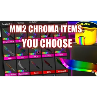 KNIVE OR GUN CHROMA - YOU CHOOSE MM2