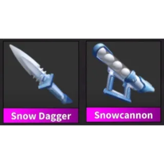 SNOW DAGGER + SNOWCANNON MM2