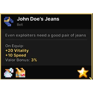 JOHN DOE JEANS PIXEL QUEST LEGENDARY