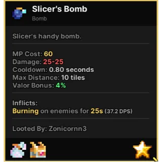 SLICER BOMB PIXEL QUEST LEGENDARY