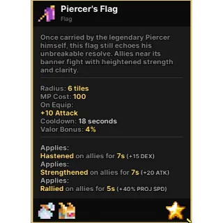 PIECERS FLAG PIXEL QUEST LEGENDARY