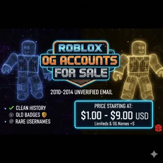 ROBLOX ACCOUNT 2010-2014