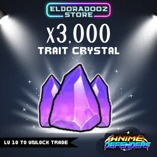 3K TRAIT CRYSTAL | ANIME DEFENDERS