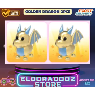 2x GOLDEN DRAGON