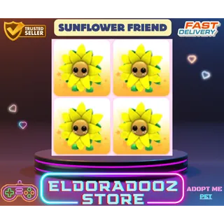 4x SUNFLOWER FRIEND