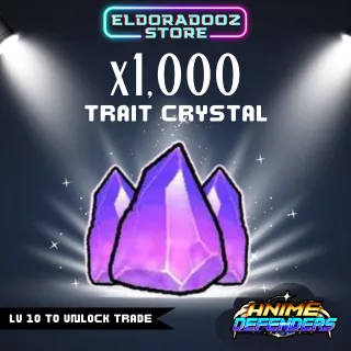 1000 TRAIT CRYSTAL | ANIME DEFENDERS