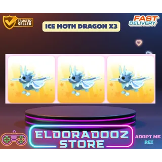 3x ICE MOTH DRAGON