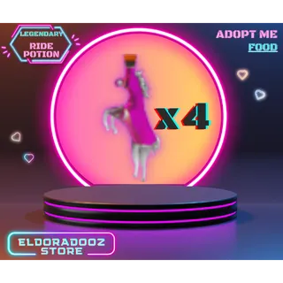 4x RIDE POTION