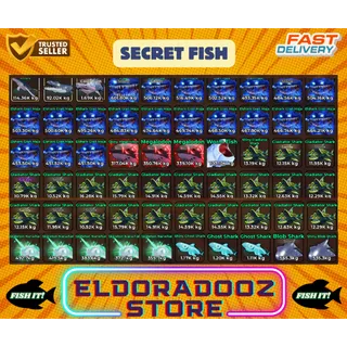 100x RANDOM SECRET FISH | FISH IT!