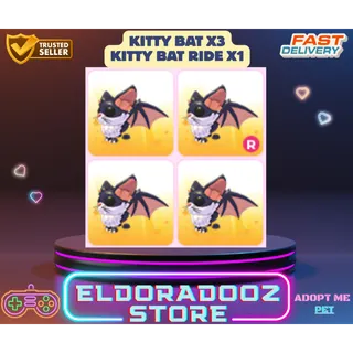 4x KITTY BAT (3x NO POTION + 1 R)