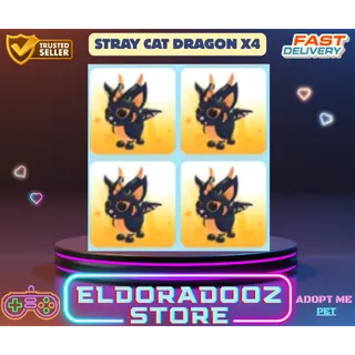 4x STRAY CAT DRAGON