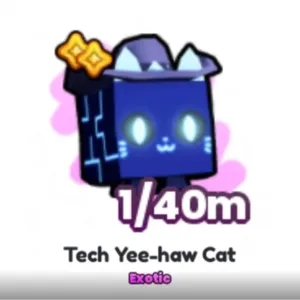 Tech yee-haw cat pets go