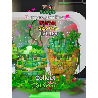 Etermal Burguro dan Fryuro Jungle steal the brainrot FORTNITE