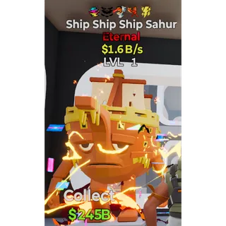 Etermal Ship Ship Ship Sahur steal the brainrot FORTNITE