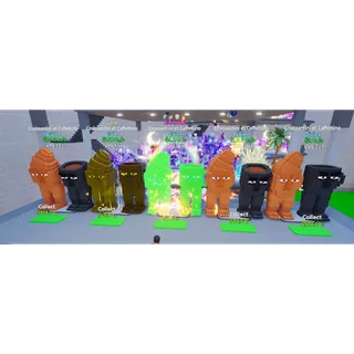 5x Divine Croissantini et Caffettino (Rainbow & Gold) - Go Up For Brainrots Fortnite