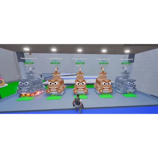 5x Divine Tiramisubmarini (Includes 2x Silver) - Go Up For Brainrots Fortnite