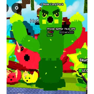 5kg Huge Neon Prickle Spitter Very Rare!!! Limited plants | Plants vs Brainrots