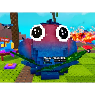  Huge Diamond Mango 733.7k dps (5.8kg/lvl10) | Plants vs Brainrots