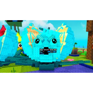 1.3m dps max lvl Huge Frozen King Limone 355kdps (7.1kg/lvl2) | Plants vs Brainrots