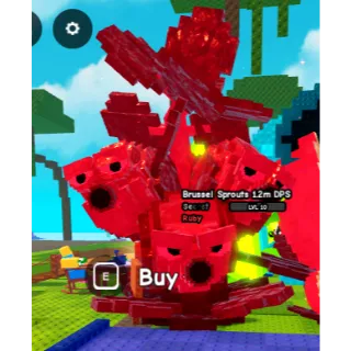 5.6kg Huge Ruby Brussel Sprouts | Plants vs Brainrots