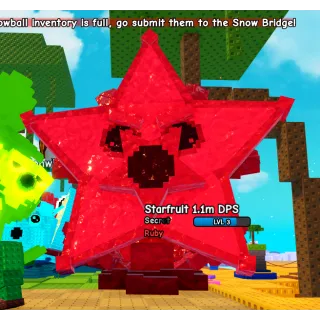 15.2kg!! Titanic Ruby Starfruit | Plants vs Brainrots