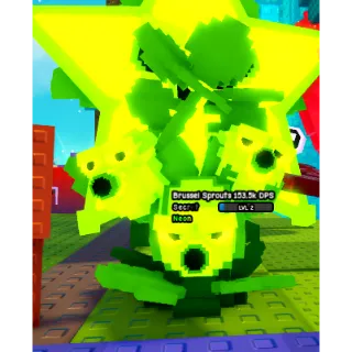 2.1kg Neon Brussel Sprouts | Plants vs Brainrots