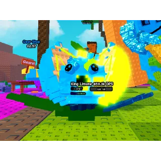 Semi Huge Diamond Neon King Limone 859.3kdps (3kg/lvl10) | Plants vs Brainrots