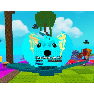 Huge Frozen Limone King 1.1m DPS!!! (6.2kg/lvl10) Super rare! (Clean)| Plants vs Brainrots