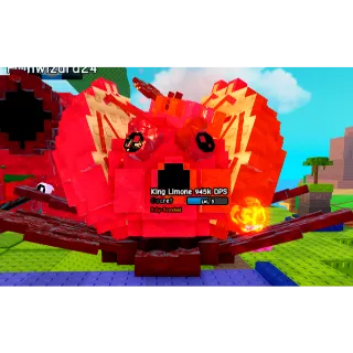 7kg Huge Ruby Scorched King Limone| Plants vs Brainrots