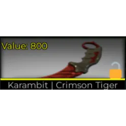 KARAMBIT I CRIMSON TIGER