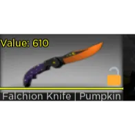 Falchion Knife l Pumpkin
