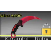 Other CBRO I Karambit Ruby Roblox Game Items Gameflip